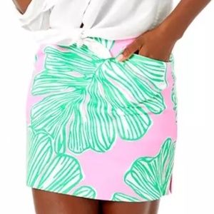 NWT Lilly Pulitzer Marigold Skort, Mandevilla Baby, Who Let the Fronds Out, Sz16